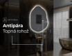 LED zrcadlo do koupelny s nepravidelným tvarem E221 #9