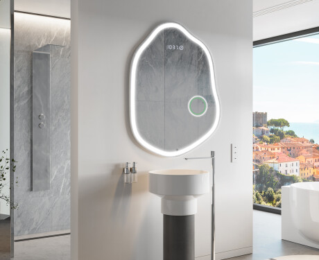 LED zrcadlo do koupelny s nepravidelným tvarem E222 #10