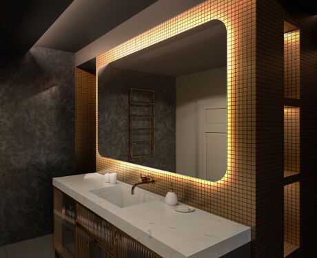 Koupelnové zrcadlo s LED podsvícením L142 #1