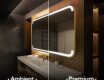 Koupelnové zrcadlo s LED podsvícením L145