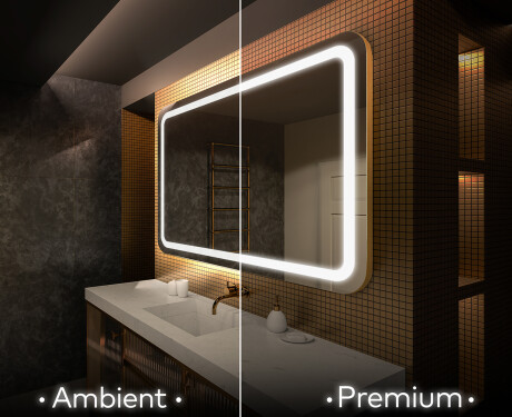 Koupelnové zrcadlo s LED podsvícením L147 #1