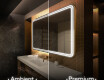 Koupelnové zrcadlo s LED podsvícením L148